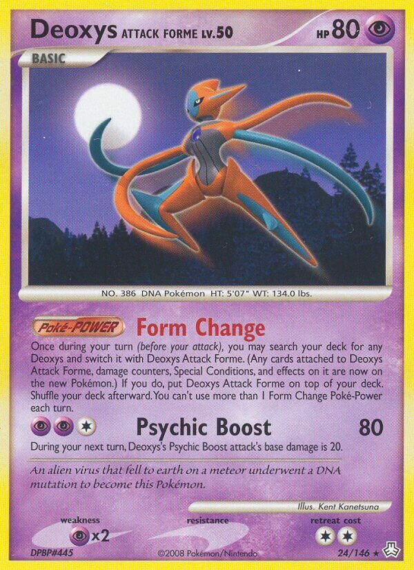 Deoxys Attack Forme 024/146 — Legends Awakened (English Pokémon TCG card)