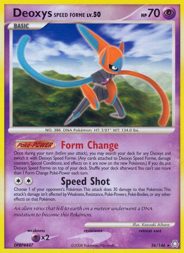 Deoxys Speed Forme 026/146 — Legends Awakened (English Pokémon TCG card)