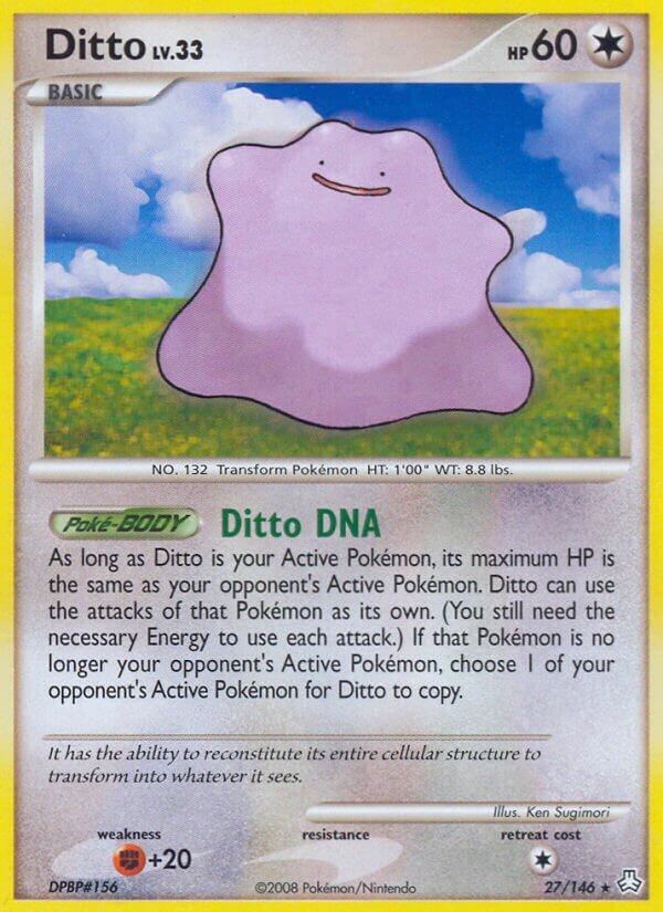 Ditto 027/146 — Legends Awakened (English Pokémon TCG card)