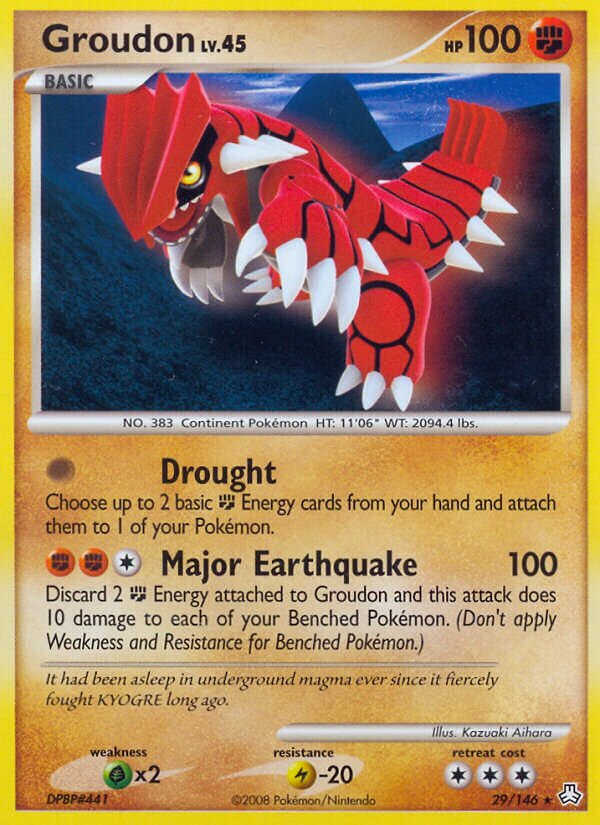 Groudon 029/146 — Legends Awakened (English Pokémon TCG card)