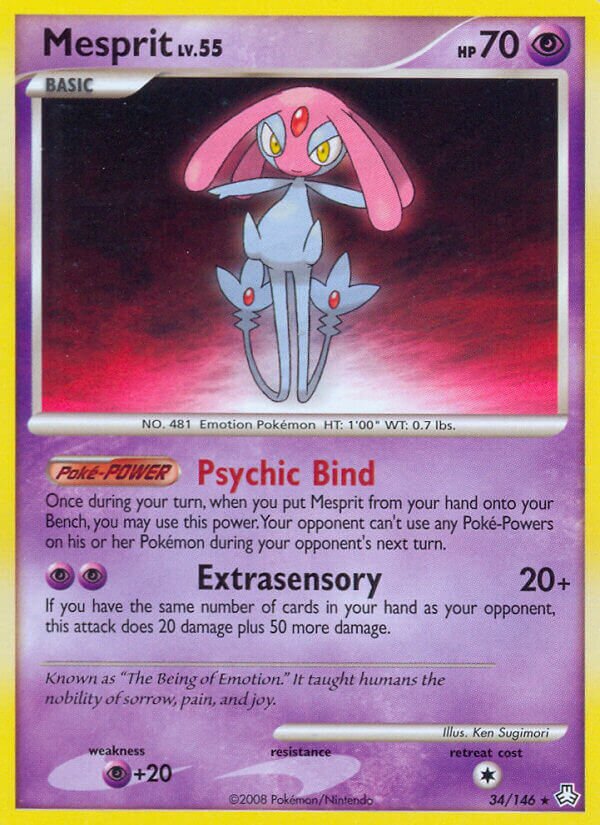 Mesprit 034/146 — Legends Awakened (English Pokémon TCG card)