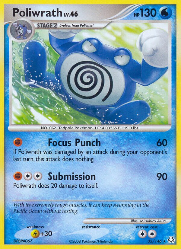 Poliwrath 035/146 — Legends Awakened (English Pokémon TCG card)