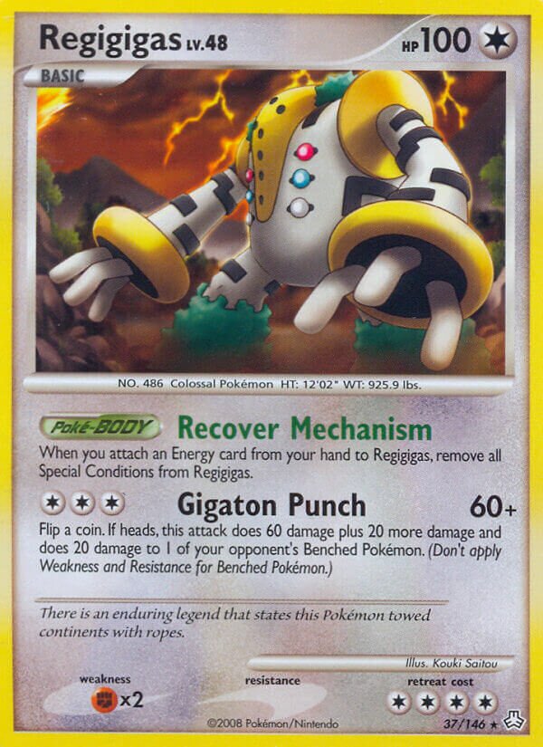 Regigigas 037/146 — Legends Awakened (English Pokémon TCG card)