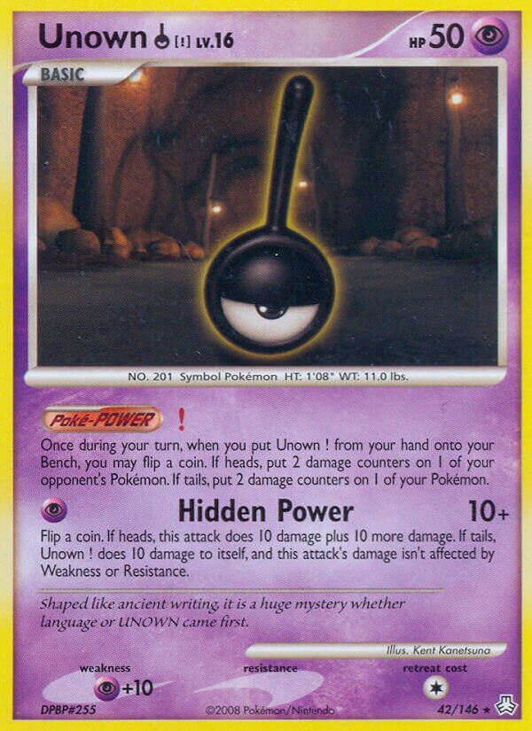 Unown ! 042/146 — Legends Awakened (English Pokémon TCG card)