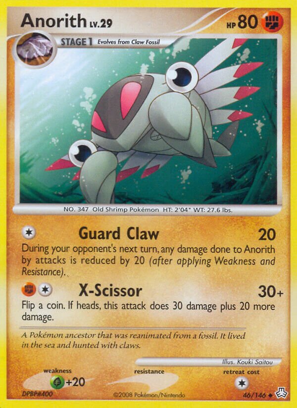 Anorith 046/146 — Legends Awakened (English Pokémon TCG card)