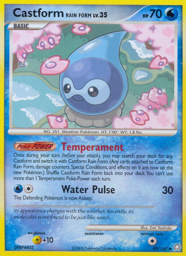 Castform Rain Form 049/146 — Legends Awakened (English Pokémon TCG card)