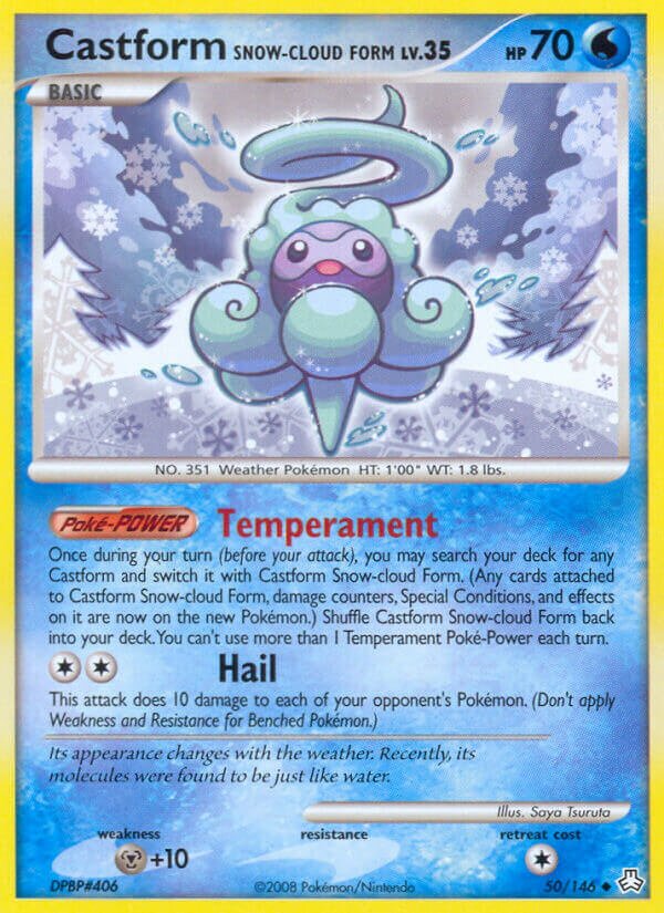 Castform Snow-Cloud Form 050/146 — Legends Awakened (English Pokémon TCG card)