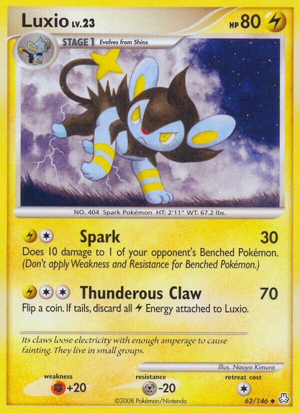 Luxio 062/146 — Legends Awakened (English Pokémon TCG card)