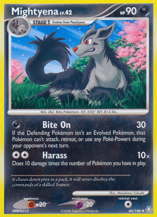 Mightyena 066/146 — Legends Awakened (English Pokémon TCG card)