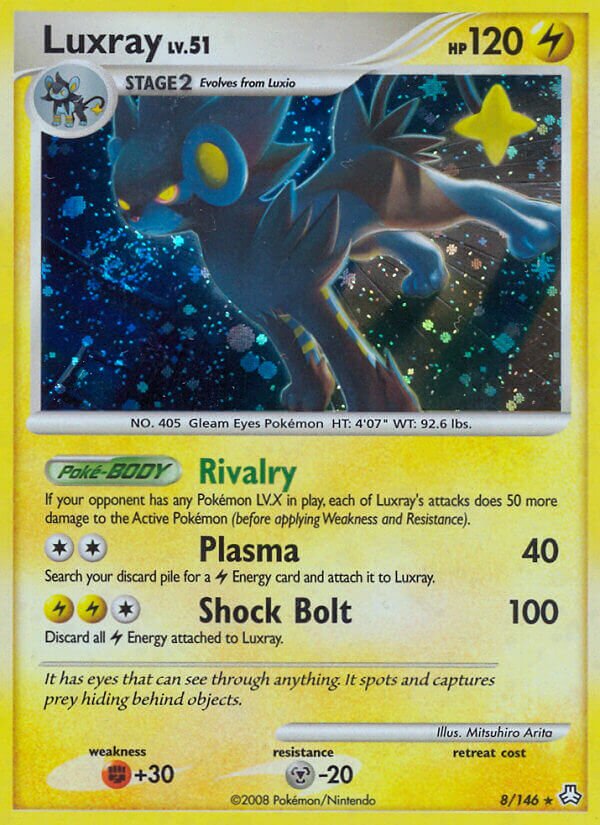 Luxray 008/146 — Legends Awakened (English Pokémon TCG card)