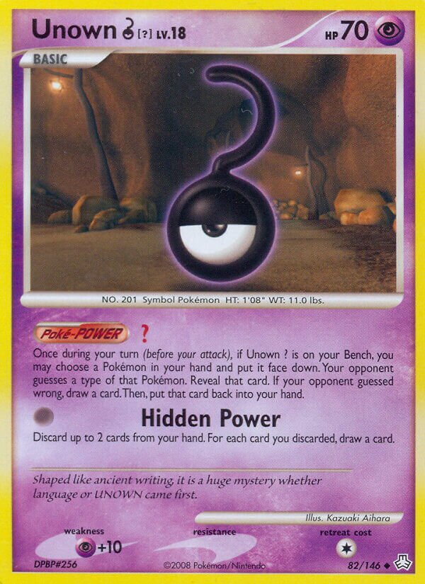 Unown ? 082/146 — Legends Awakened (English Pokémon TCG card)