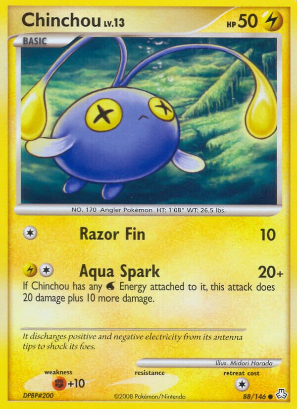 Chinchou 088/146 — Legends Awakened (English Pokémon TCG card)