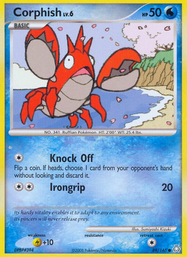 Corphish 089/146 — Legends Awakened (English Pokémon TCG card)