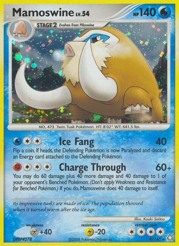 Mamoswine 009/146 — Legends Awakened (English Pokémon TCG card)
