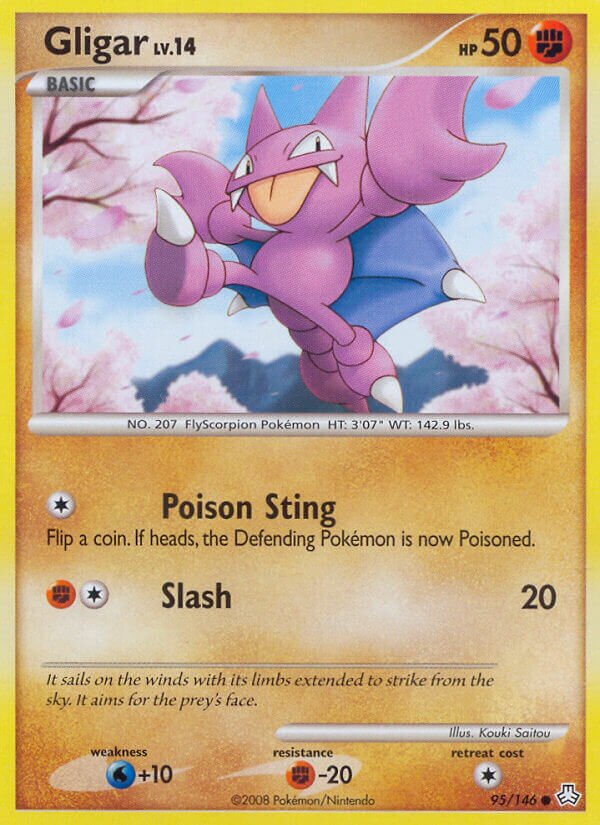 Gligar 095/146 — Legends Awakened (English Pokémon TCG card)