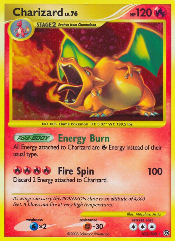 Charizard 103/106 — Stormfront (English Pokémon TCG card)