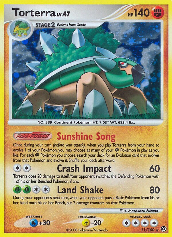 Torterra 011/106 — Stormfront (English Pokémon TCG card)