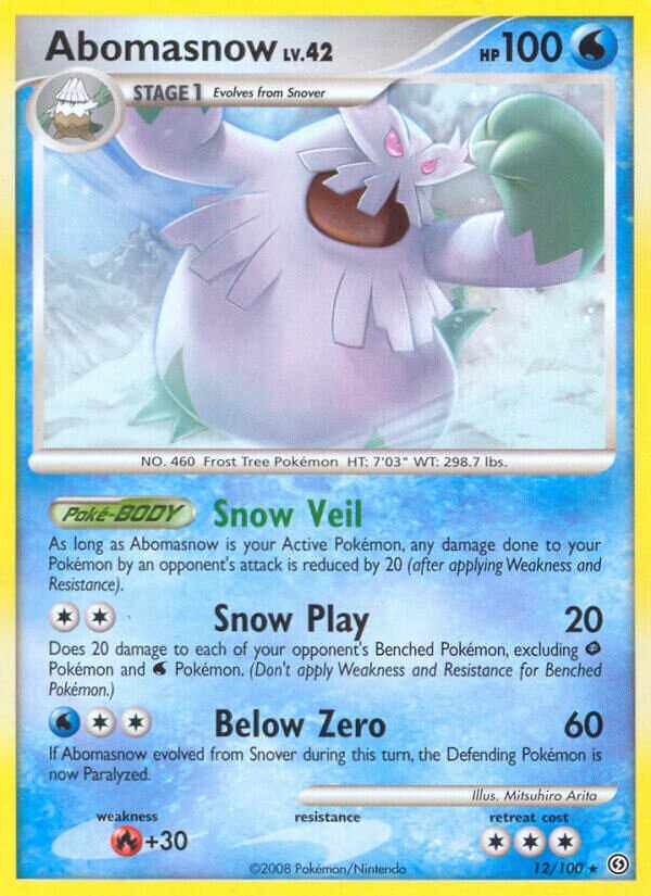 Abomasnow 012/106 — Stormfront (English Pokémon TCG card)