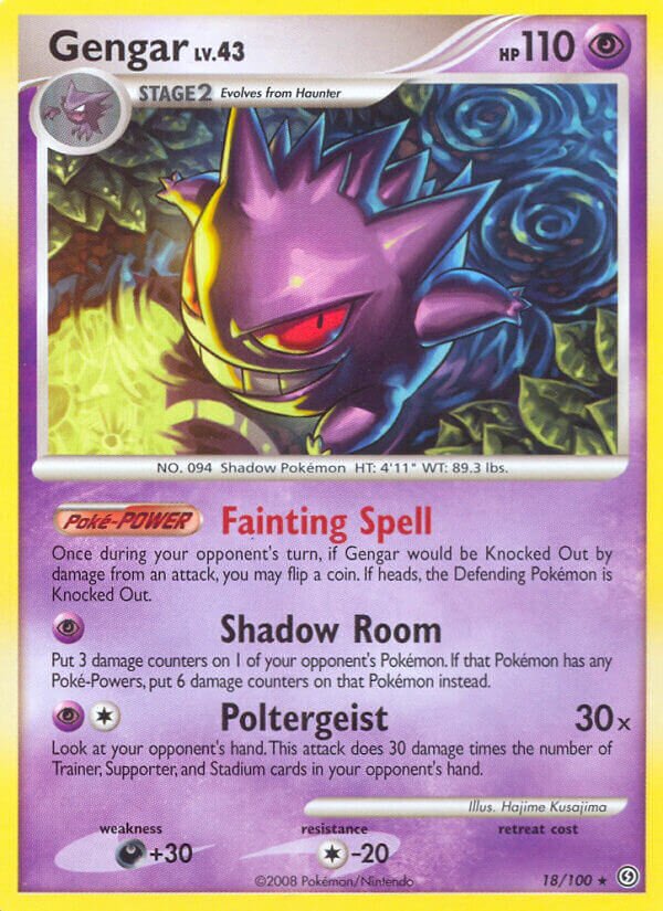 Gengar 018/106 — Stormfront (English Pokémon TCG card)