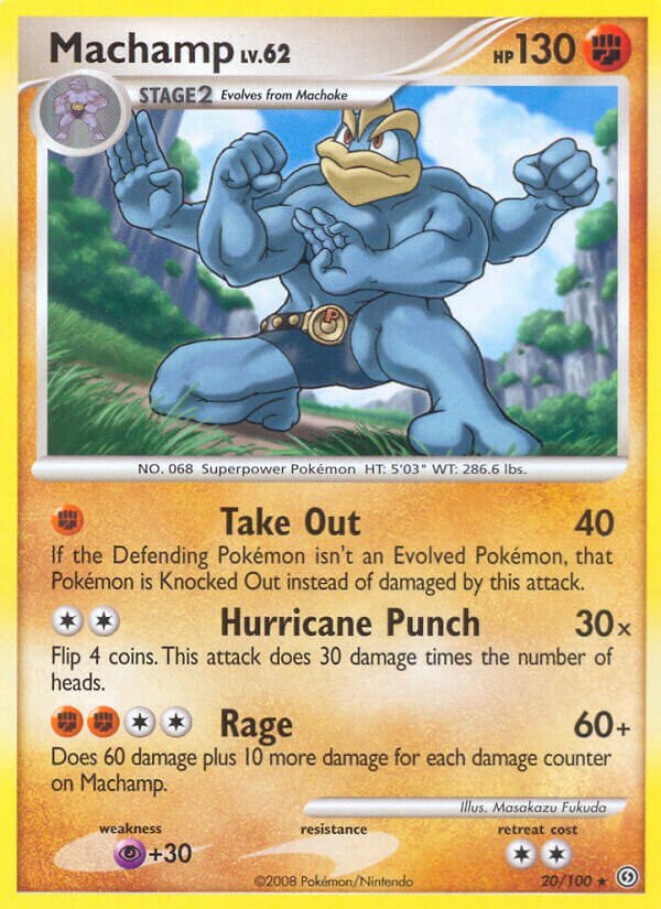 Machamp 020/106 — Stormfront (English Pokémon TCG card)