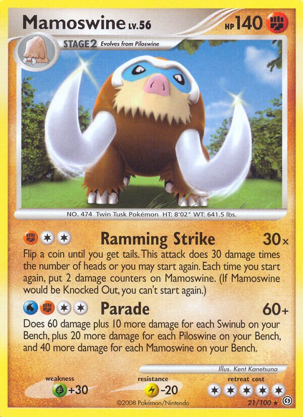 Mamoswine 021/106 — Stormfront (English Pokémon TCG card)