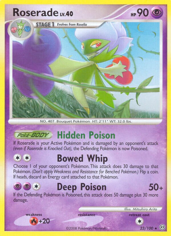 Roserade 023/106 — Stormfront (English Pokémon TCG card)