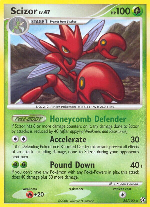 Scizor 025/106 — Stormfront (English Pokémon TCG card)