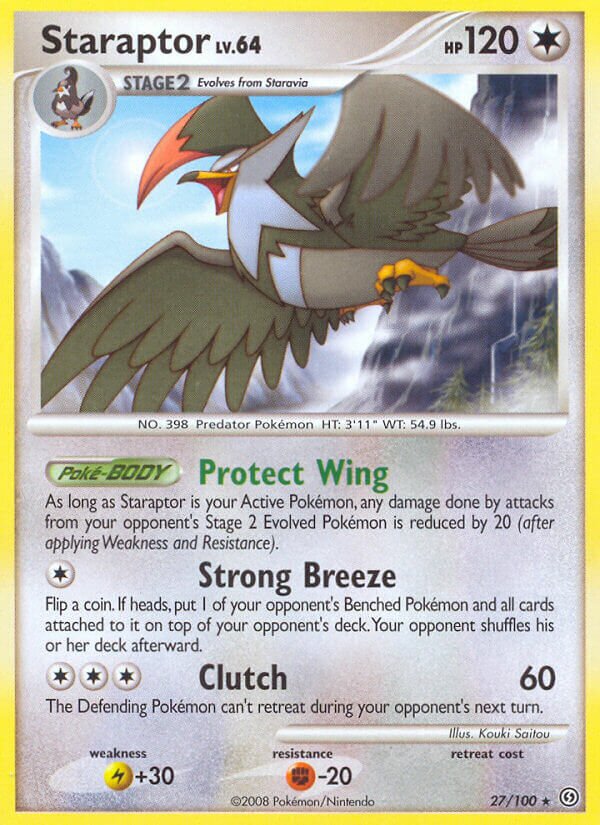 Staraptor 027/106 — Stormfront (English Pokémon TCG card)