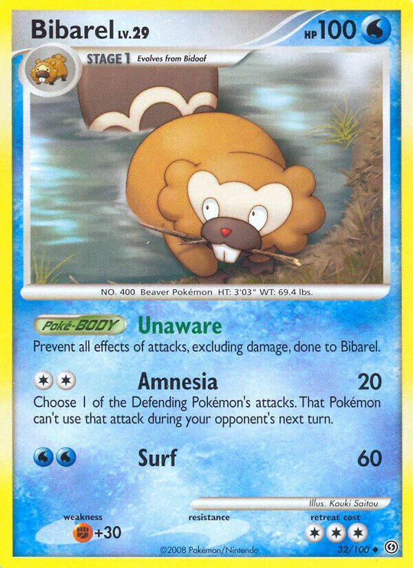 Bibarel 032/106 — Stormfront (English Pokémon TCG card)