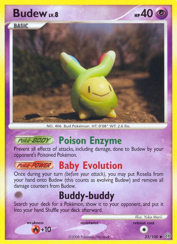 Budew 033/106 — Stormfront (English Pokémon TCG card)