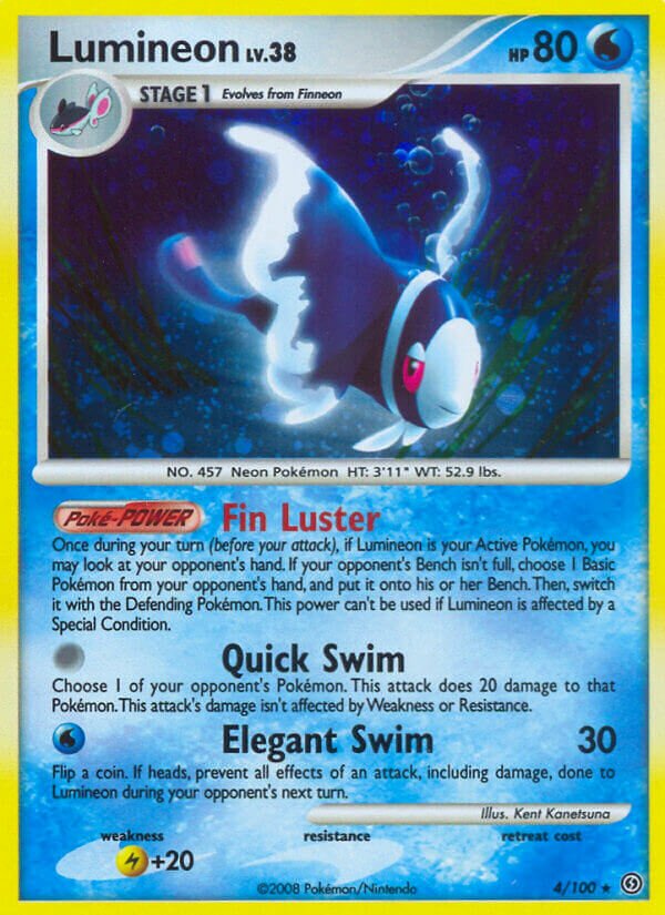 Lumineon 004/106 — Stormfront (English Pokémon TCG card)