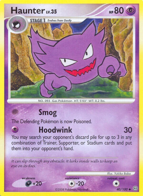 Haunter 040/106 — Stormfront (English Pokémon TCG card)