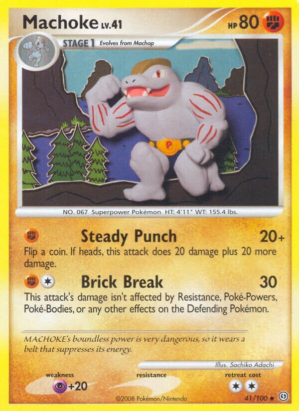 Machoke 041/106 — Stormfront (English Pokémon TCG card)