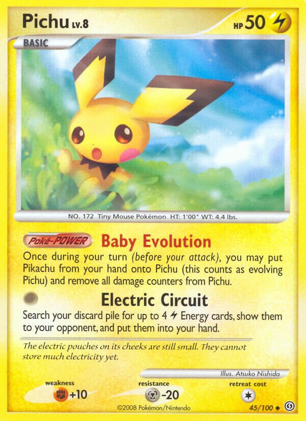 Pichu 045/106 — Stormfront (English Pokémon TCG card)