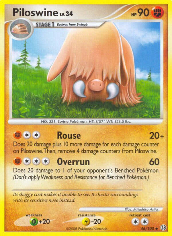 Piloswine 046/106 — Stormfront (English Pokémon TCG card)