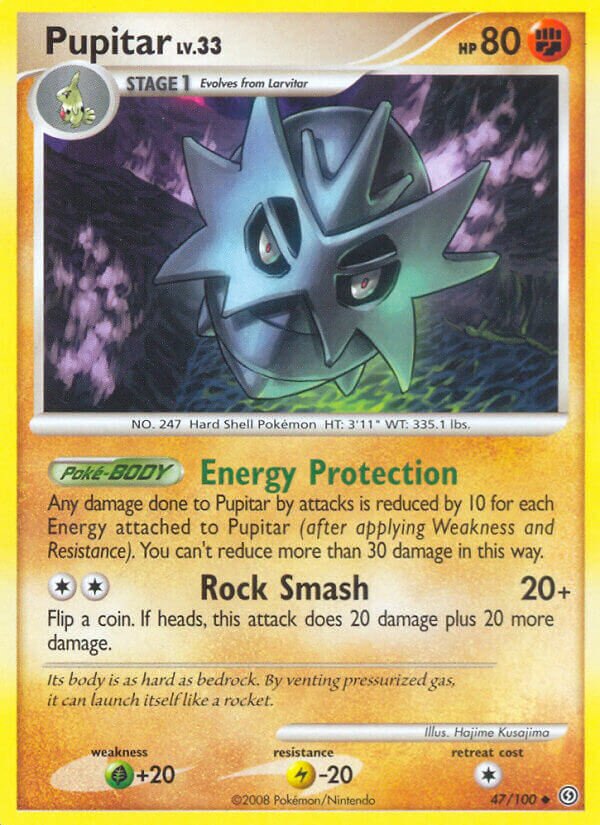 Pupitar 047/106 — Stormfront (English Pokémon TCG card)