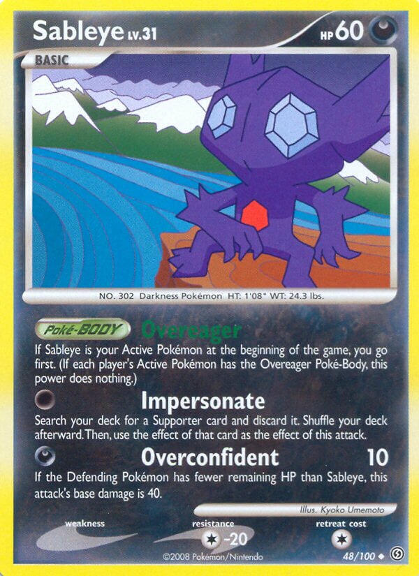 Sableye 048/106 — Stormfront (English Pokémon TCG card)