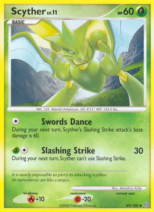 Scyther 049/106 — Stormfront (English Pokémon TCG card)