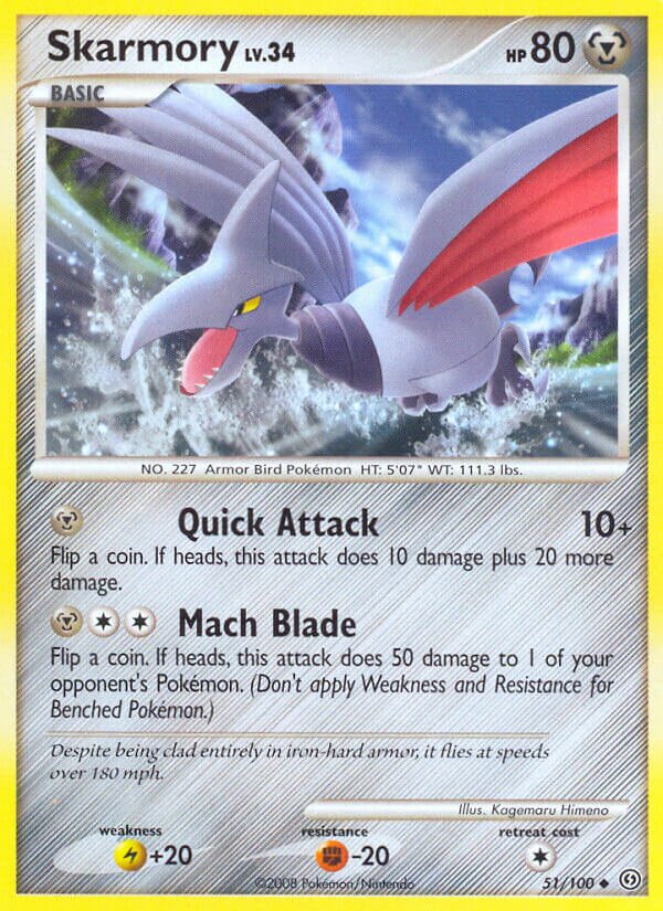 Skarmory 051/106 — Stormfront (English Pokémon TCG card)