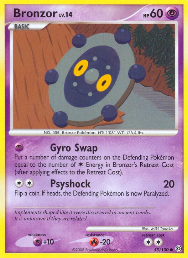 Bronzor 055/106 — Stormfront (English Pokémon TCG card)