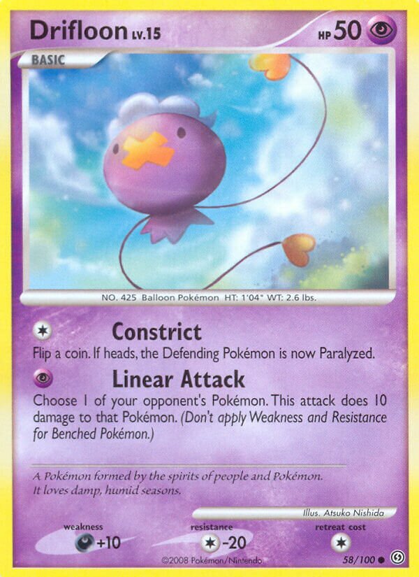 Drifloon 058/106 — Stormfront (English Pokémon TCG card)