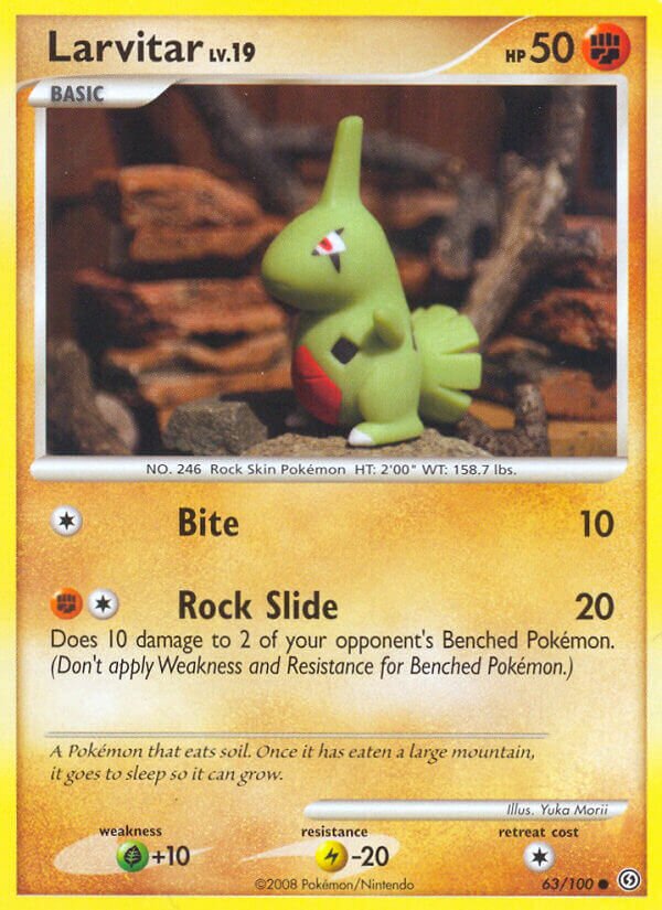 Larvitar 063/106 — Stormfront (English Pokémon TCG card)