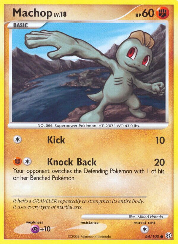 Machop 064/106 — Stormfront (English Pokémon TCG card)