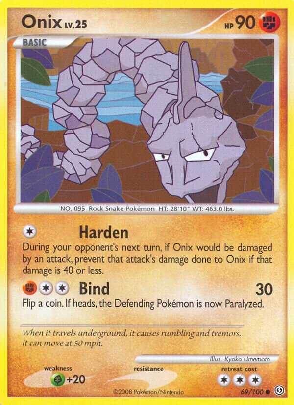 Onix 069/106 — Stormfront (English Pokémon TCG card)
