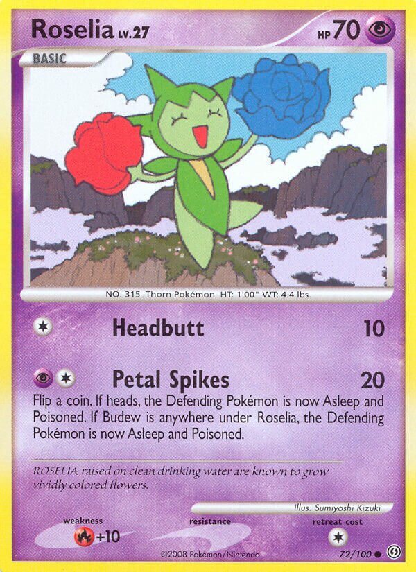 Roselia 072/106 — Stormfront (English Pokémon TCG card)