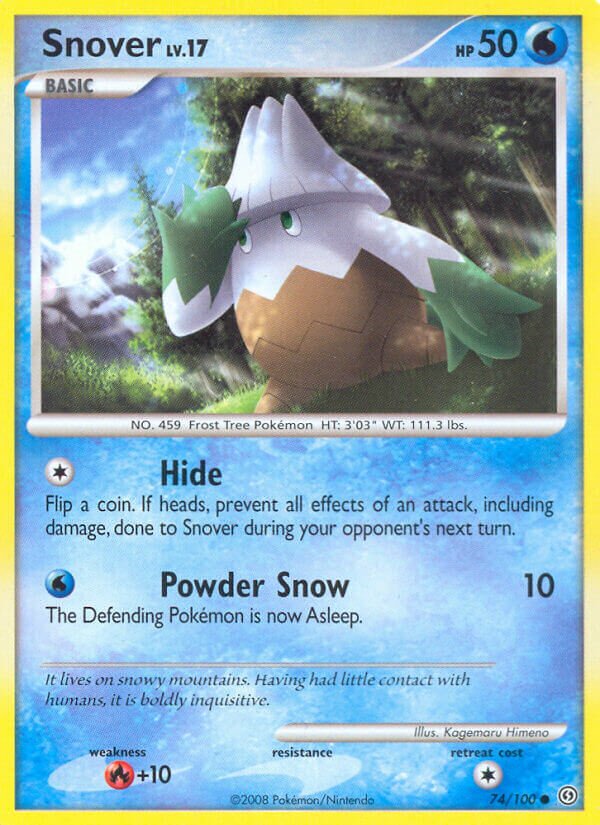 Snover 074/106 — Stormfront (English Pokémon TCG card)