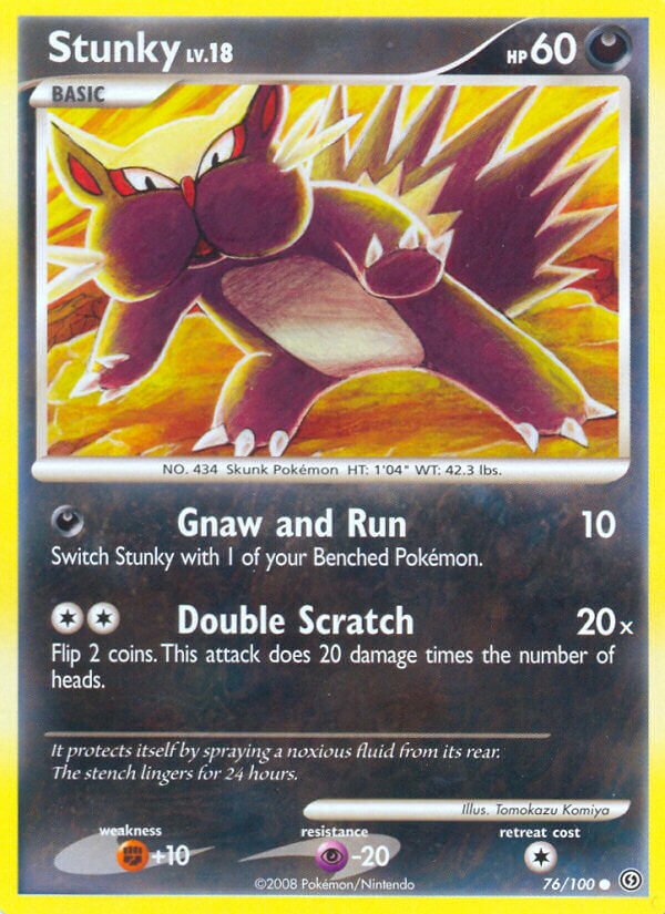 Stunky 076/106 — Stormfront (English Pokémon TCG card)