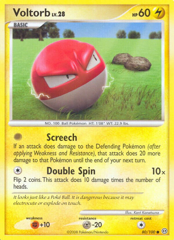 Voltorb 080/106 — Stormfront (English Pokémon TCG card)