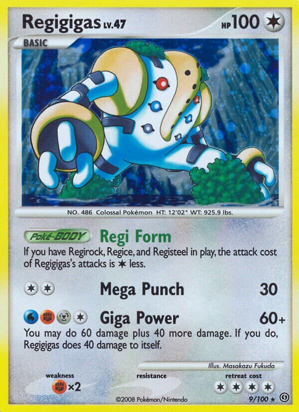 Regigigas 009/106 — Stormfront (English Pokémon TCG card)