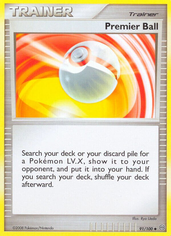 Premier Ball 091/106 — Stormfront (English Pokémon TCG card)